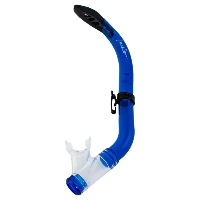 Zertifiziert Snorkel Tube Junior Kids Blue-Clear Marlin 213173