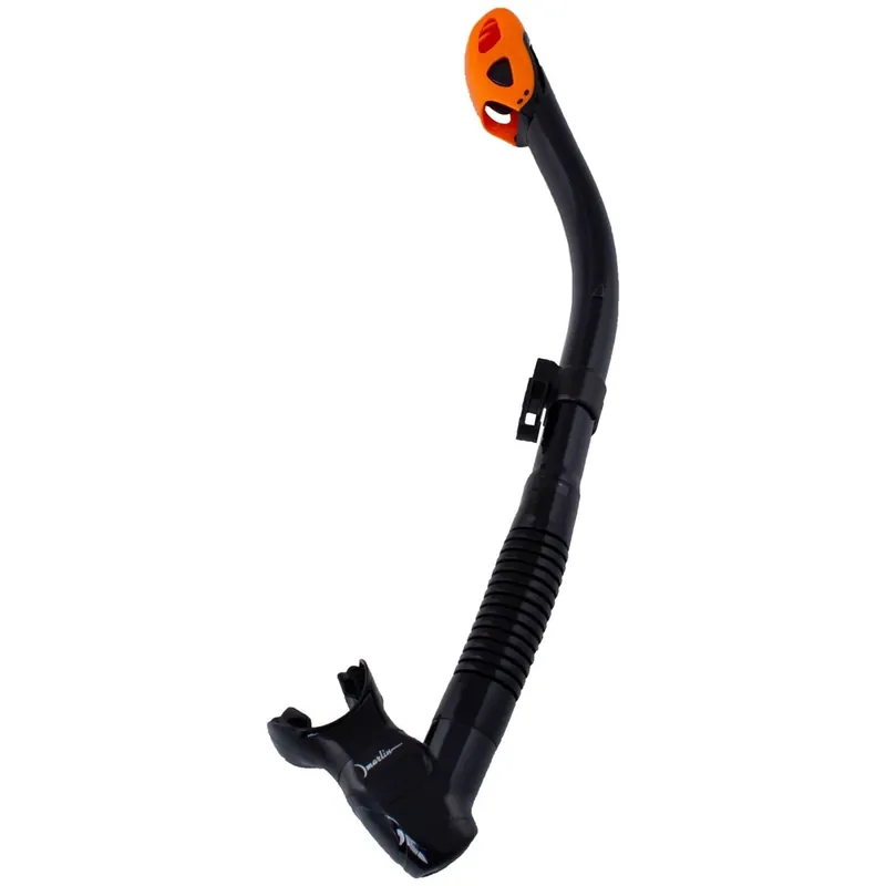Snorkel Tube Dry Lux Black-Orange Marlin 214039 Expressversand