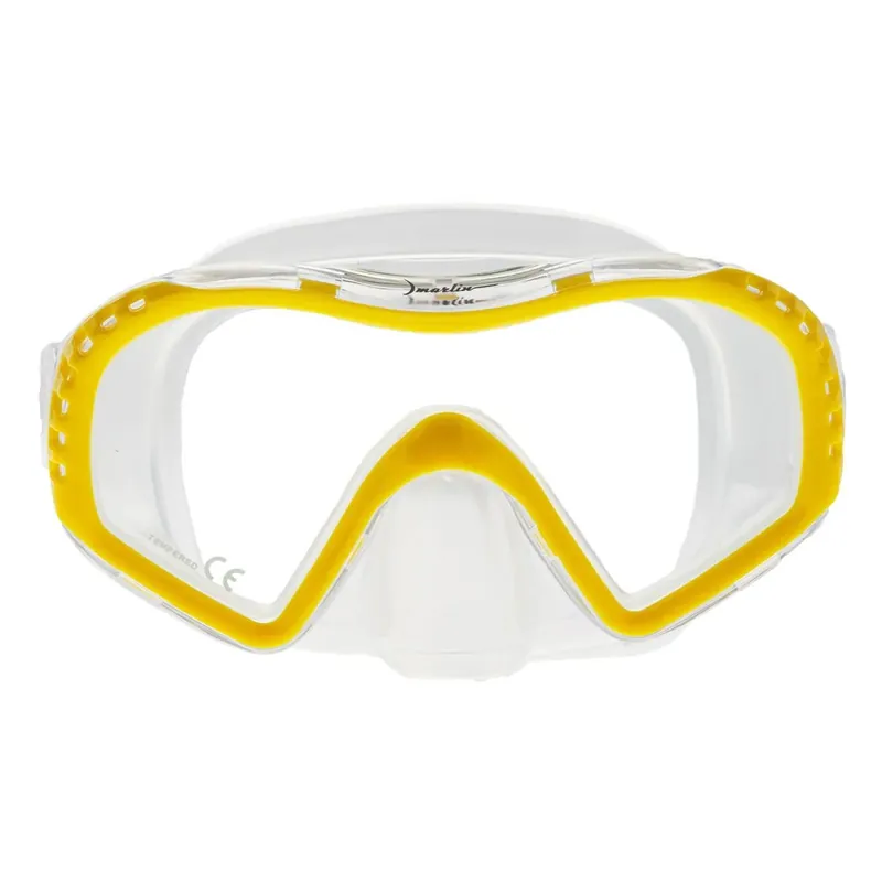Snorkeling Mask Look Kids Yellow-Clear Marlin 117444 Direkt Vom Hersteller