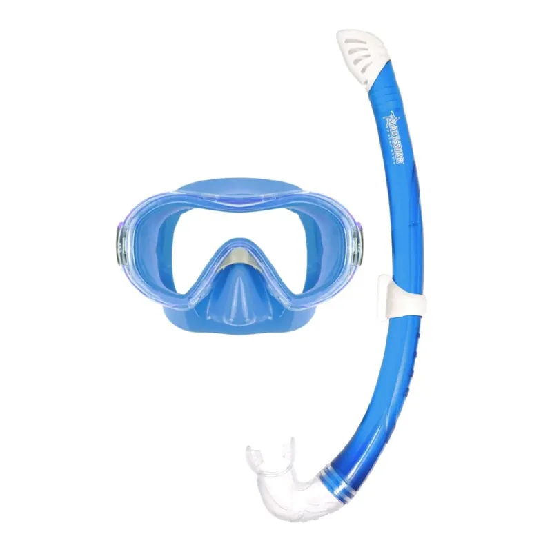 Snorkeling Kit Funny Kids Color Blue Abysstar 69260BL Top-Seller