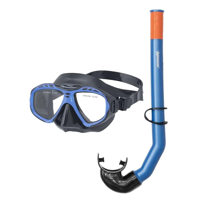 Snorkeling Kit Argo Black-Blue Abysstar 24247BL Finale Aktion