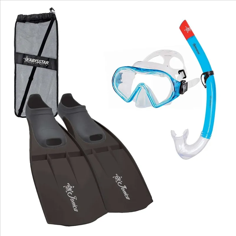 Heißes Angebot Snorkeling Kit Poseidon-Anatomic-Jonica Black Size 43-44 Abysstar 69852BK
