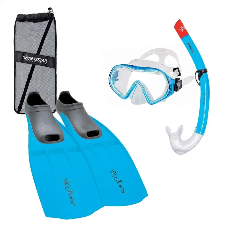 Snorkeling Kit Poseidon-Anatomic-Jonica Blue Size 41-42 Abysstar 69851BL Preis Gesenkt