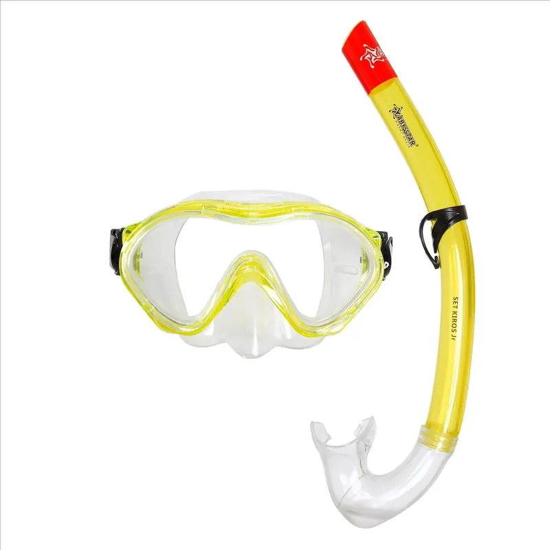 Aktuell Snorkeling Kit Kiros Kids Clear-Yellow Abysstar 50053YLL