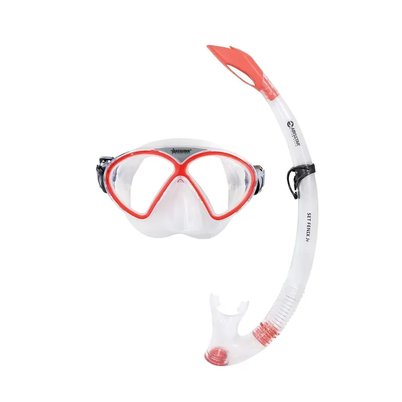 Snorkeling Set Fenix Kids Clear-Red Abysstar 50058RD Sonderaktion
