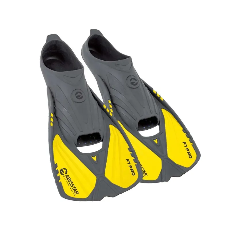 Snorkeling Fins F1 Pro Yellow 36-37 Abysstar 68202YL Nur Für Kurze Zeit