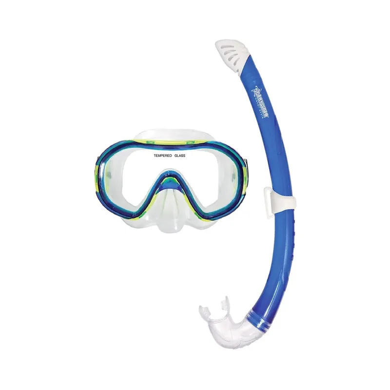 Snorkeling Kit Funny Kids Clear-Blue Abysstar 63048BL Direktkauf