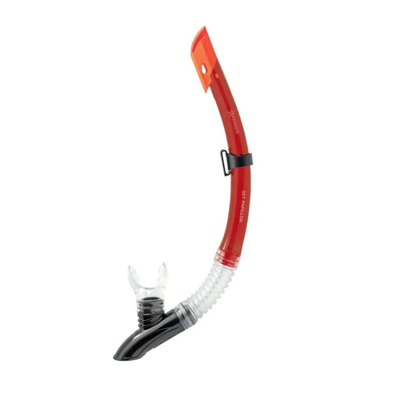 Sonderangebot Snorkel Tube Vip Red Abysstar 62941RD
