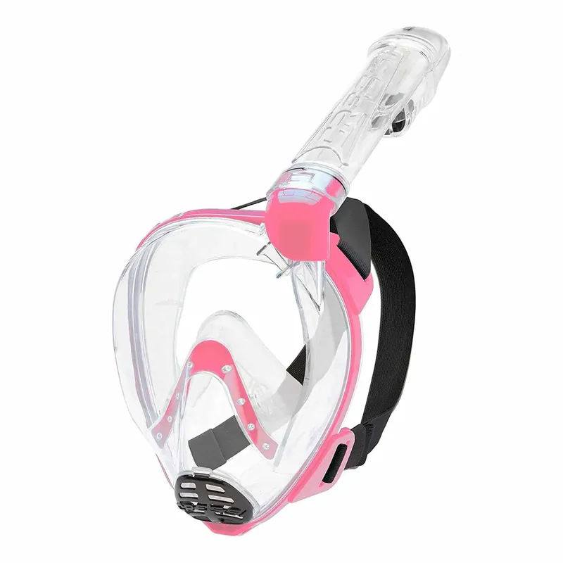 Snorkeling Full Face Mask Baron Transparent-Pink S-M Cressi XDT020040 Wochenendangebot
