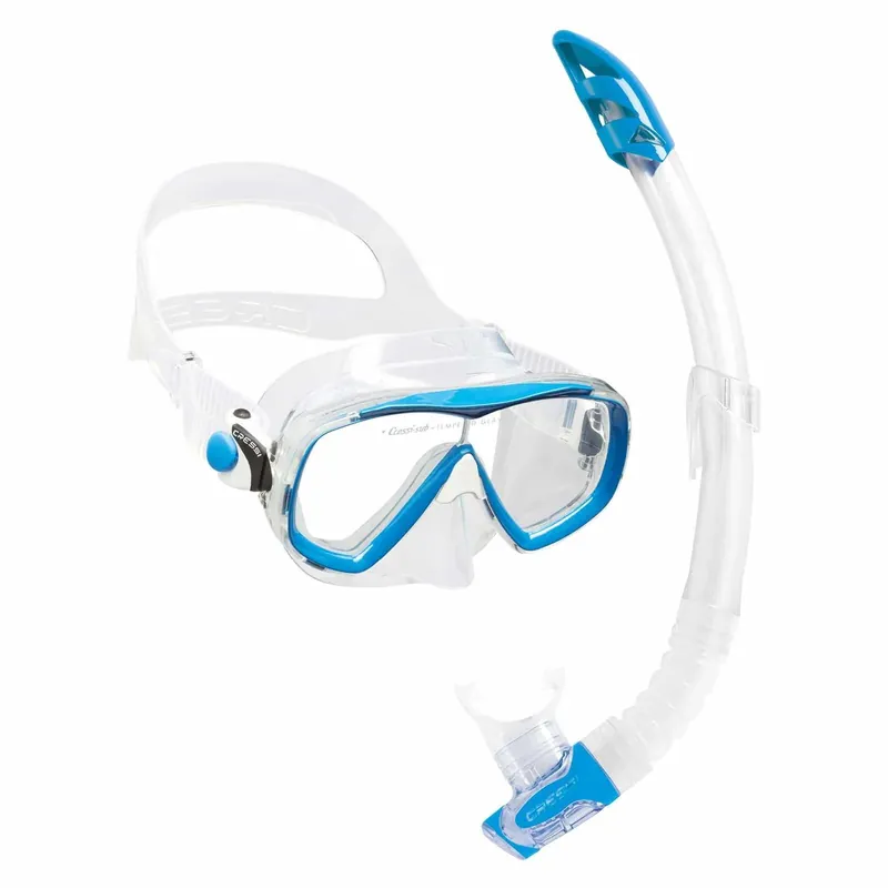 Wochenendangebot Snorkeling Kit Estrella Vip Transparent-Blue Cressi DM340020