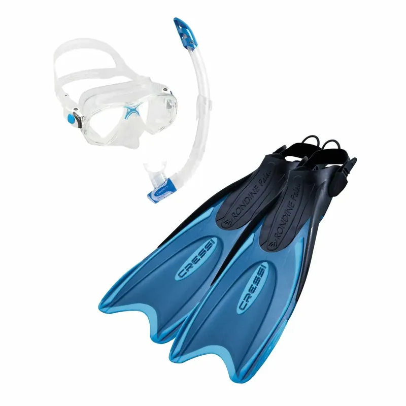 Meistverkauft Snorkeling Kit Palau Blue EU 38-41-UK 4-7 Cressi CA122638