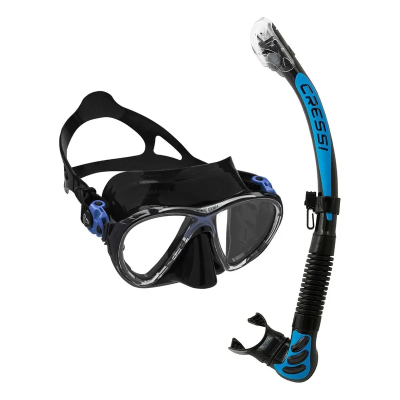 Sonderaktion Snorkeling Kit Evo Big Eyes and Alpha Ultra Dry Dark-Blue Cressi WDS337520