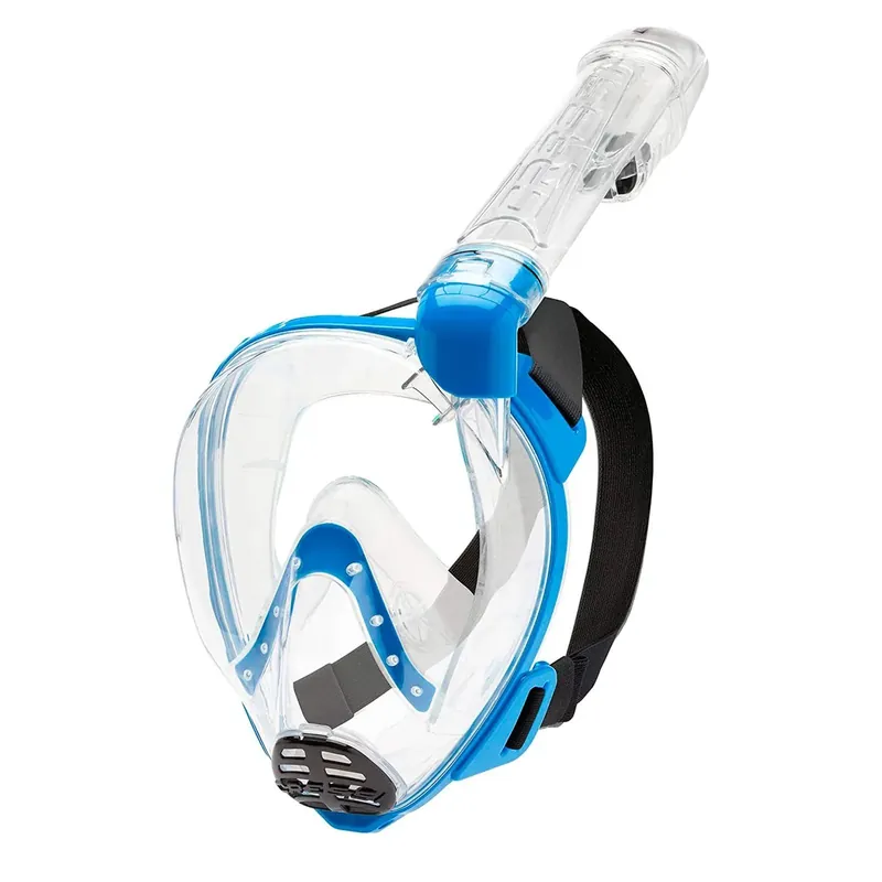 Super-Preis Snorkeling Full Face Mask Baron Transparent-Blue M-L Cressi XDT030020