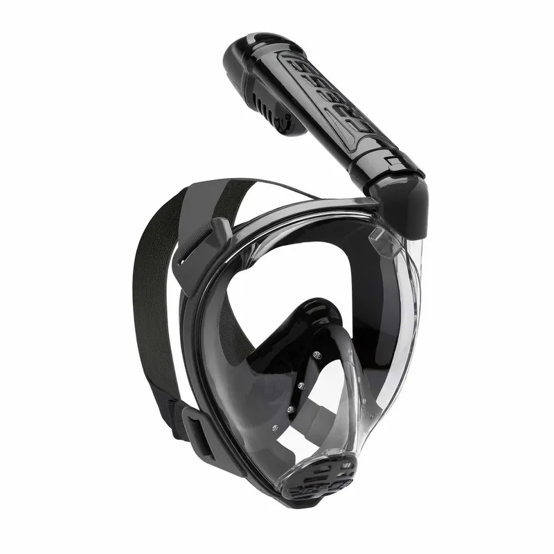 Snorkeling Full Face Mask Baron Dark-Black S-M Cressi XDT025050 Schnäppchen