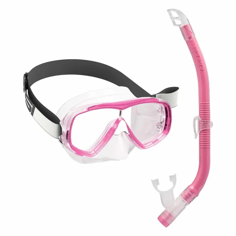 Snorkeling Kit Estrella Tx Vip Kids Pink Cressi DM350040 Aktuell