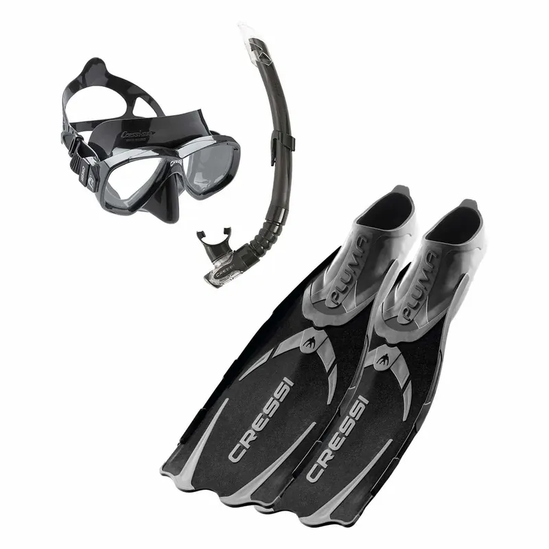 Snorkeling Kit Pluma Black EU 37-38-UK 4-5 Cressi CA17953738 Online Kaufen