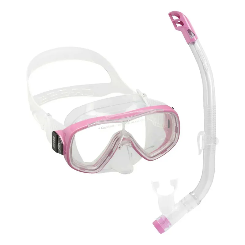 Snorkeling Kit Ondina Vip Kids Pink Cressi DM1010134 Zertifiziert