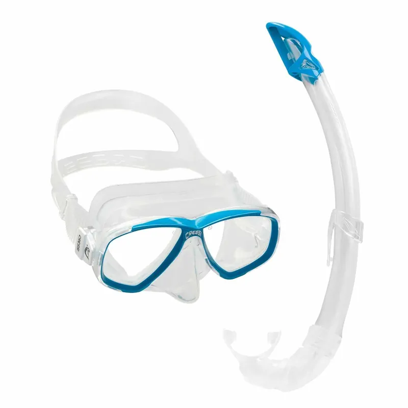 Snorkeling Kit Perla Transparent-Blue Cressi DM101120 Kracherpreis