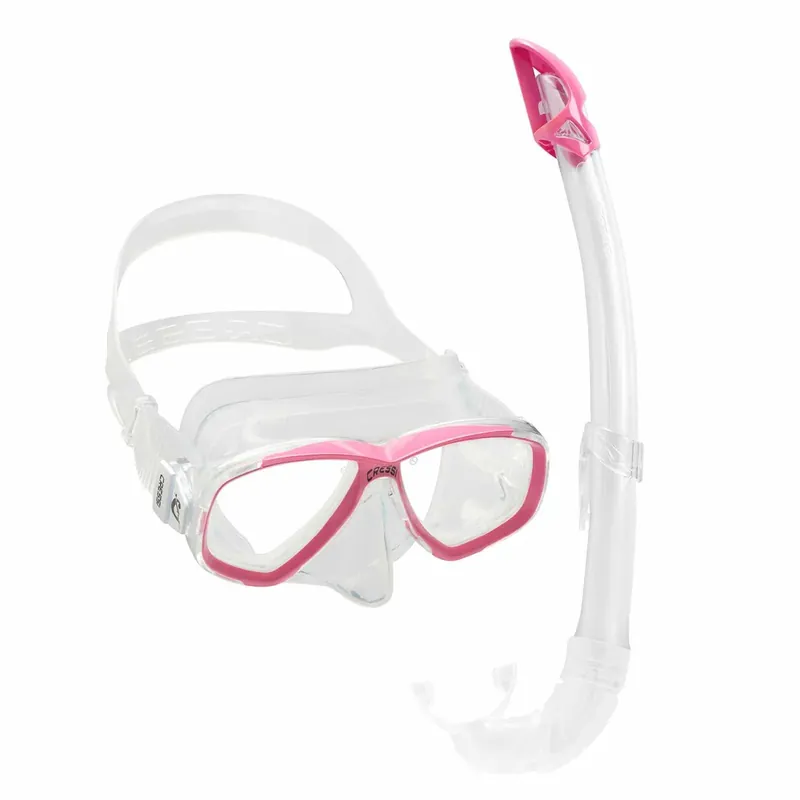 Finale Aktion Snorkeling Kit Perla Transparent-Pink Cressi DM101140
