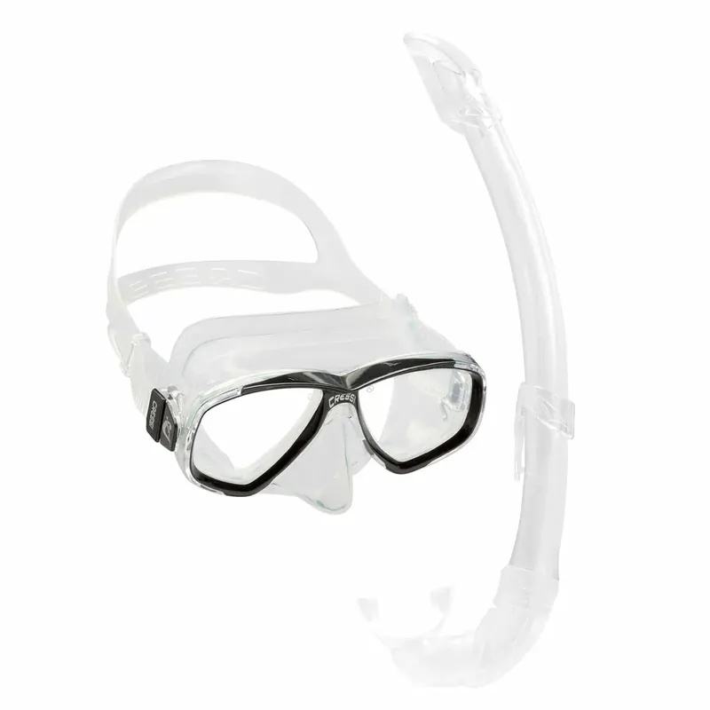 Nur Für Kurze Zeit Snorkeling Kit Perla Transparent-Black Cressi DM101150