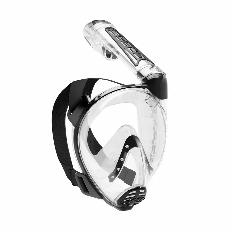 Finale Aktion Snorkeling Full Face Mask Duke Transparent-Black M-L Cressi XDT010050