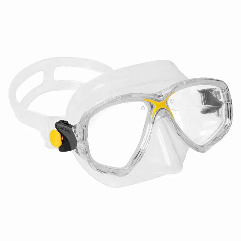 Preisreduziert Snorkeling Silicone Mask Marea Transparent-Yellow Cressi DN281010