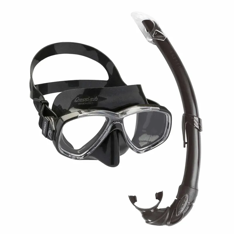 Snorkeling Kit Perla Dark-Black Cressi DM102017 Preisknaller