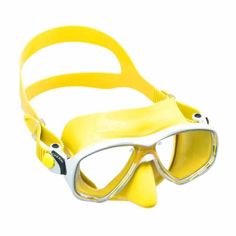 Neu Snorkeling Silicone Mask Marea Colorama Yellow Cressi DN282010