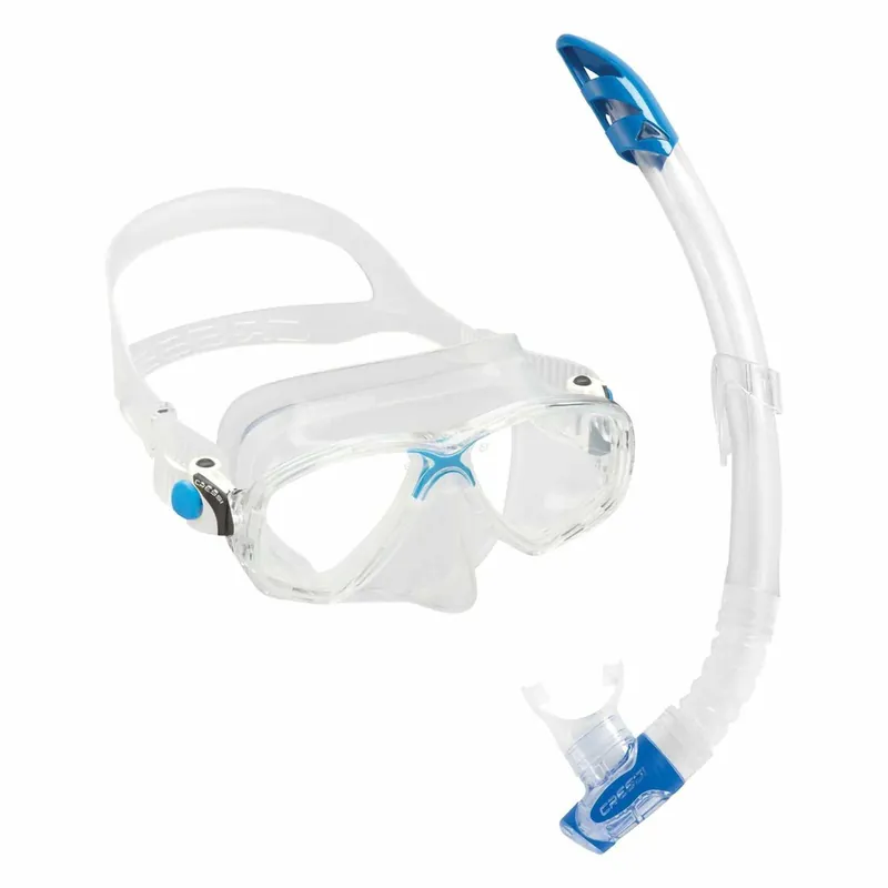 Zertifiziert Snorkeling Kit Marea Vip Clear-Blue Cressi DM1000052