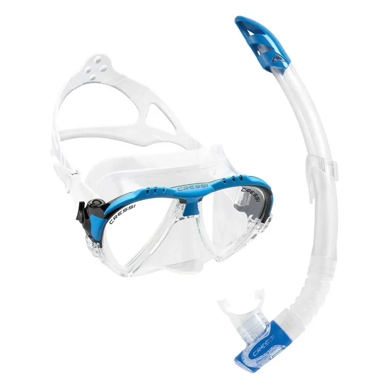 Snorkeling Kit Matrix and Gamma Blue Cressi DS302501 Preisknaller