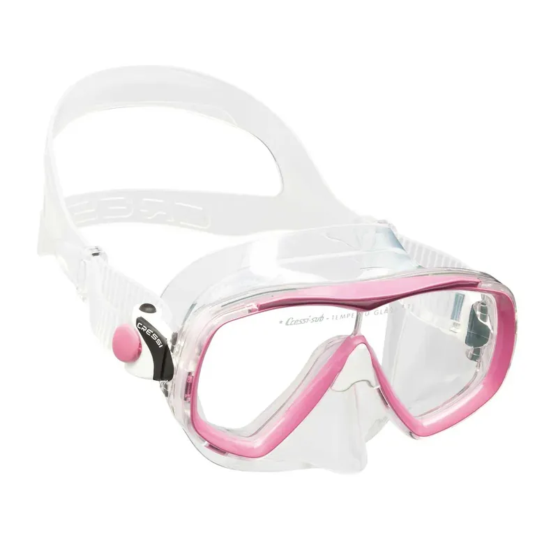 Snorkeling Silicone Mask Estrella Transparent-Pink Cressi DN340040 Nur Für Kurze Zeit