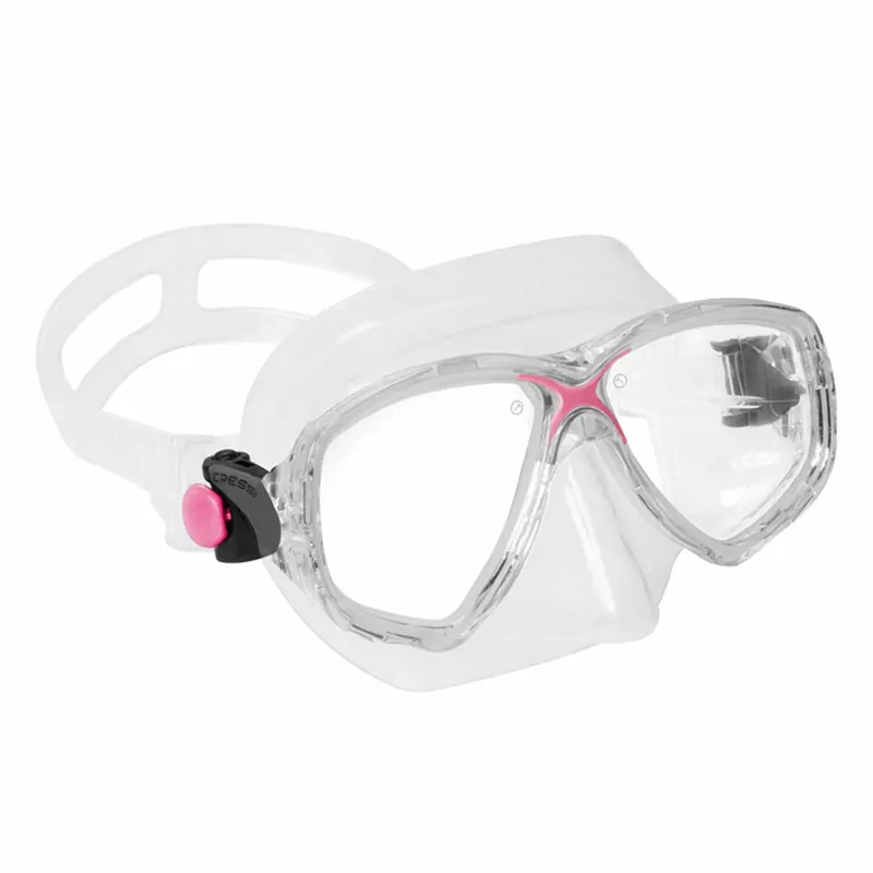 Snorkeling Silicone Mask Marea Transparent-Pink Cressi DN281040 Solange Der Vorrat Reicht