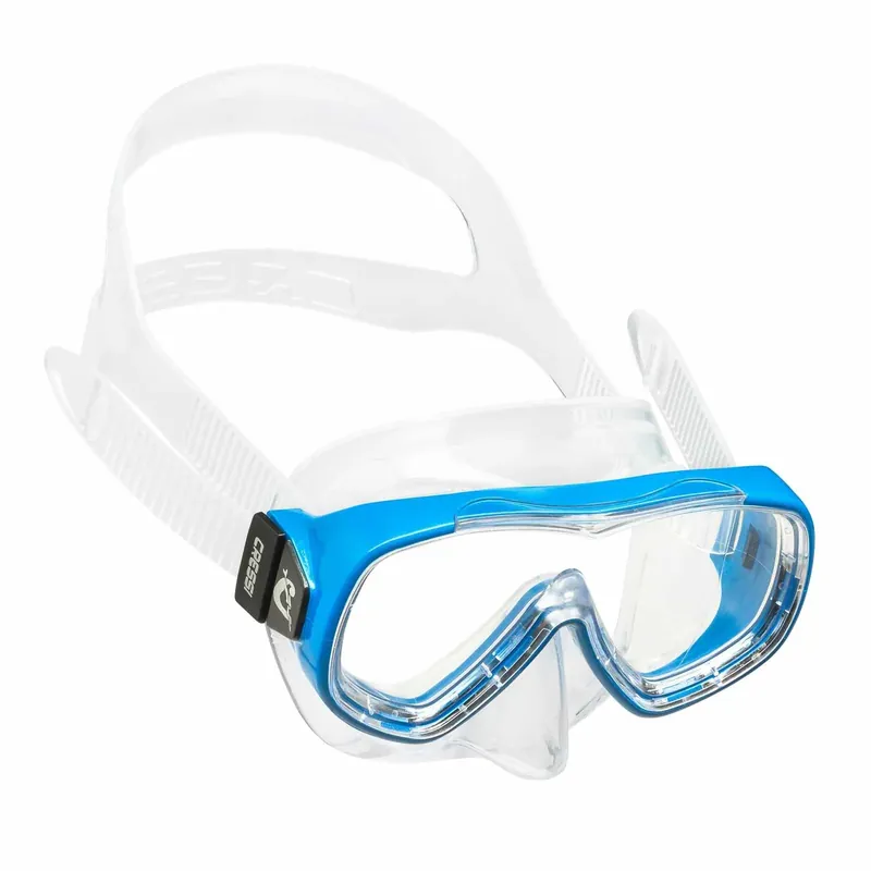 Letzte Chance Snorkeling Silicone Mask Piumetta Transparent-Blue Cressi DN200520
