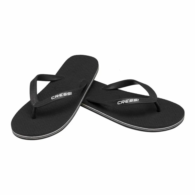 Markenware Flip Flops Beach Black Size 45-46 Cressi VB953945