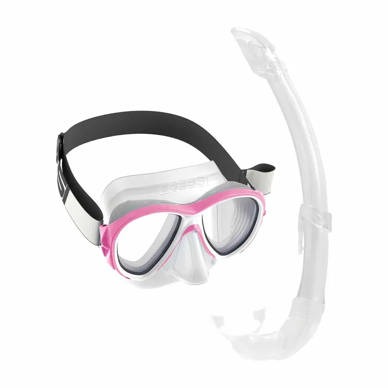 Neu Im Sortiment Snorkeling Kit Samoa and Mexico Transparent-Pink Cressi DM291040