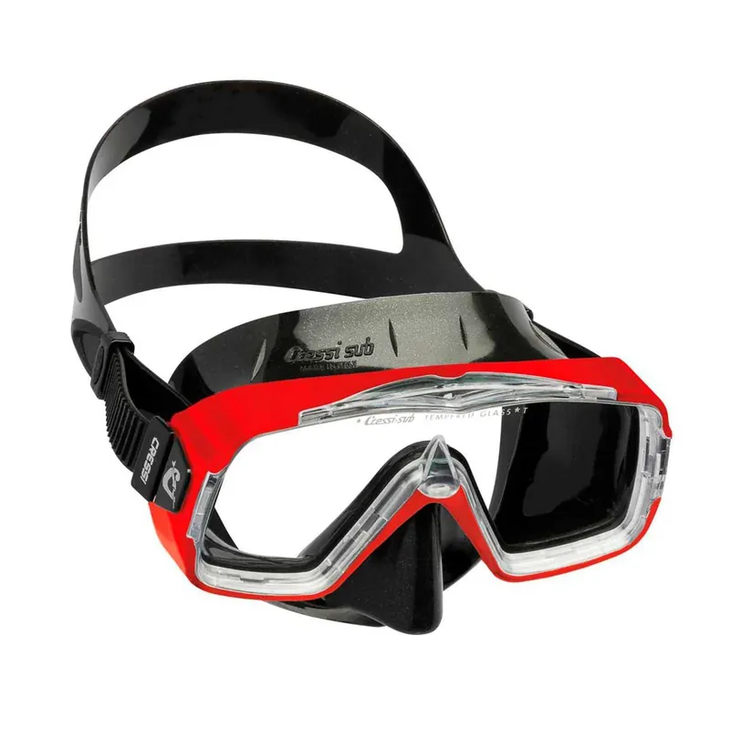 Sonderangebot Snorkeling Silicone Mask Sirena Dark-Red Cressi JDN200058