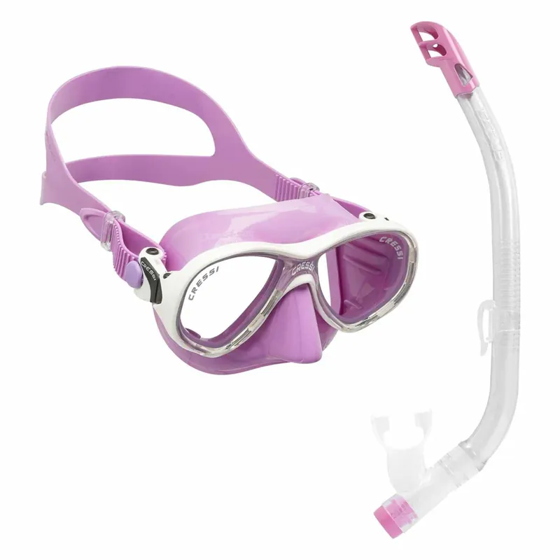 Snorkeling Kit Marea Vip Colorama Kids Lilac Cressi DM1000067 Expressversand