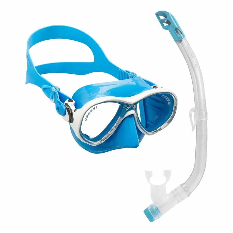 Snorkeling Kit Marea Vip Colorama Kids Blue Cressi DM1000068 Günstig