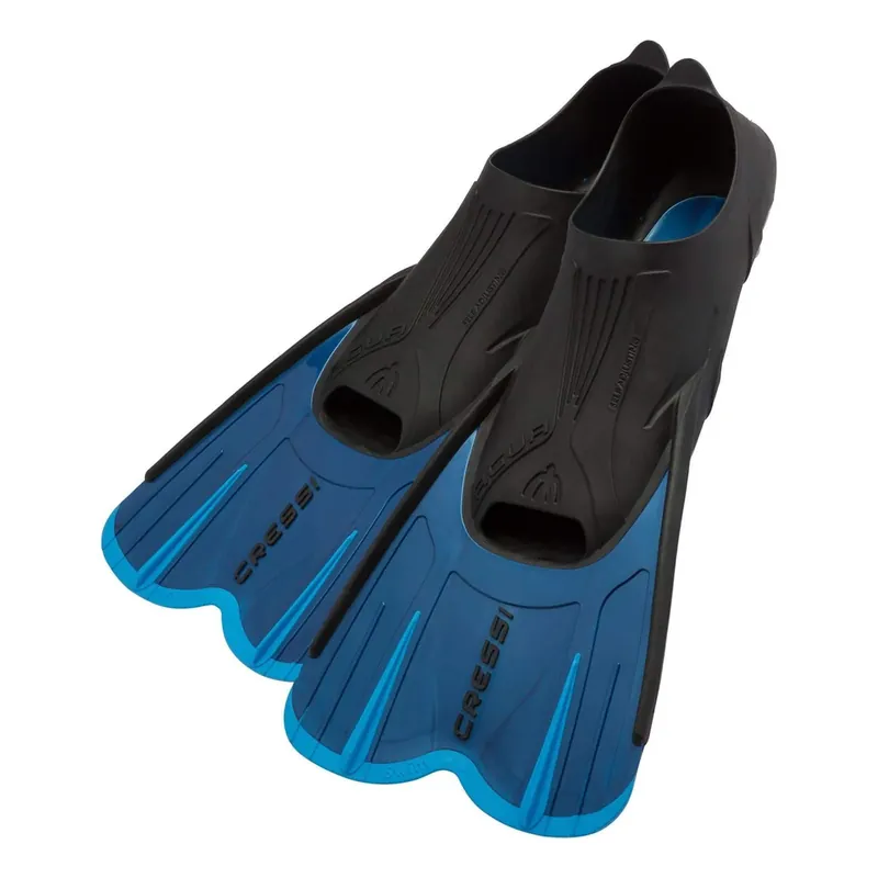 Snorkeling and Swimming Fins Agua Short Blue EU 41-42-UK 7-8 Cressi DP206241 Abverkauf
