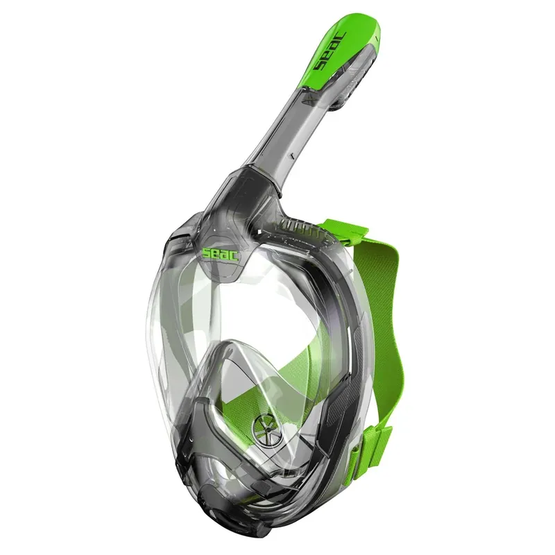 Sofort Bestellen Snorkeling Full Face Mask Magica Grey-Clear-Lime L-XL Seac 170-9FL-SLT