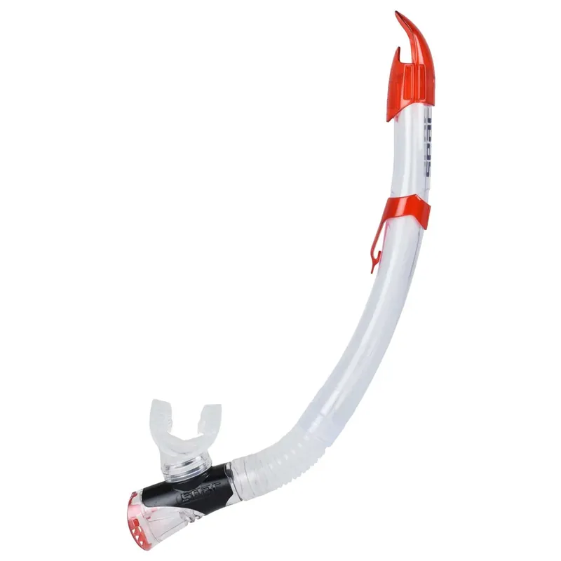 Diving Snorkeling Snorkel Fast Tech Clear-Red Seac 476R Bestpreis
