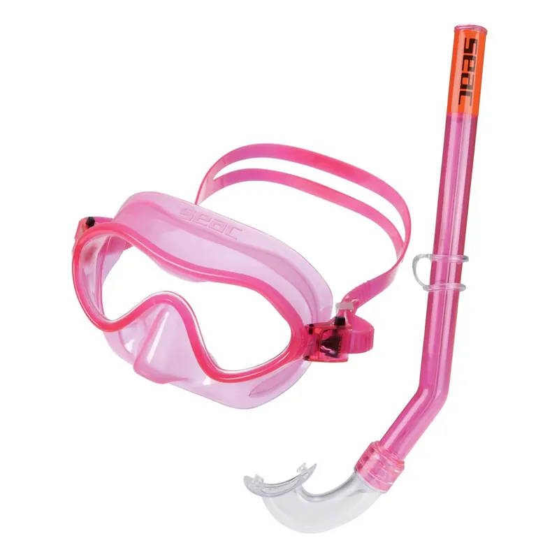 Nur Für Kurze Zeit Snorkeling Set Baia Slt Z Piccolo Kids Pink Seac 89-28P