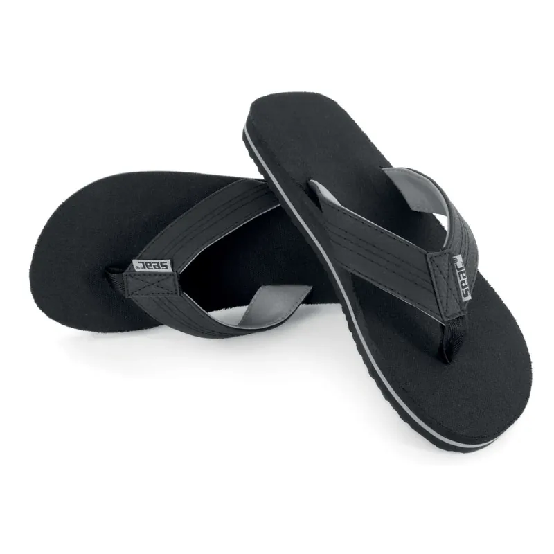 Sale Flip Flops Kauai Black-Grey Size 43 Seac 150-17NG-43