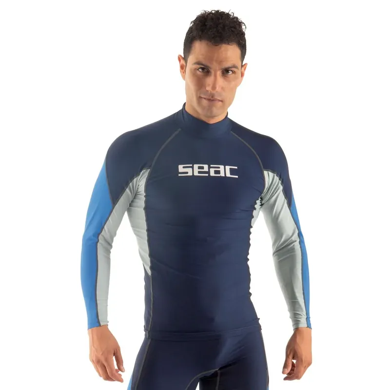 Rash Guard Raa Long Evo Man Dark-Blue XS Seac 9316-01 Bestpreis