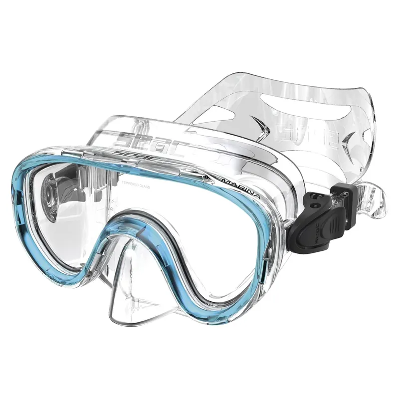 Ausverkauf Snorkeling Mask Marina Kids Aquamarine Seac 75-7A-SKL