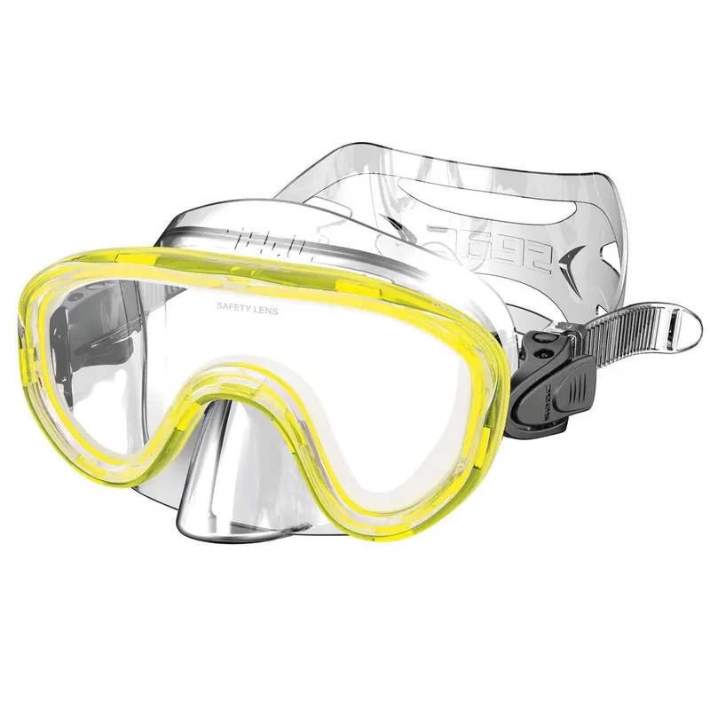 Sichere Zahlung Snorkeling Mask Marina Kids Slt Clear-Yellow Seac 9428Y