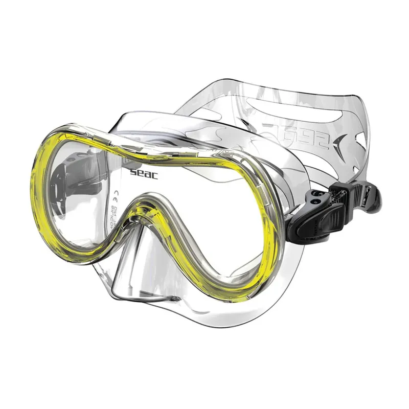Bestpreis Snorkeling Mask Salina Md Clear-Yellow Seac 9446Y