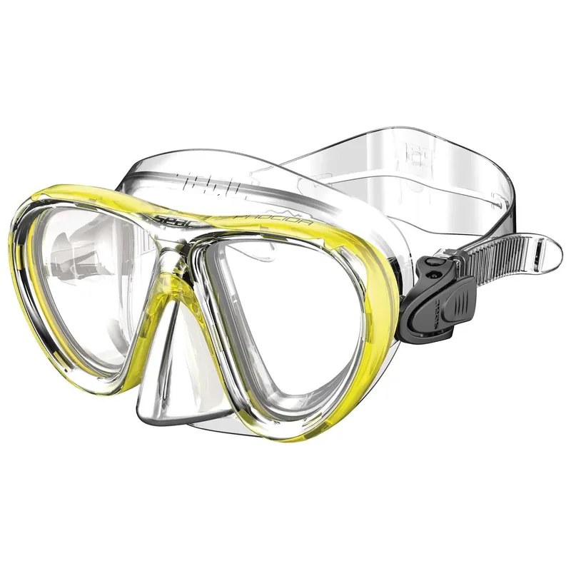 Snorkeling Mask Procida Slt Clear-Yellow Seac 75-46Y Direktkauf