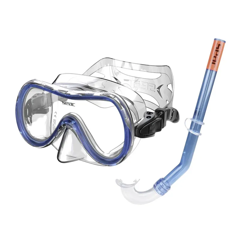 Meistverkauft Snorkeling Set Salina Md Slt Z Piccolo Clear-Blue Seac 9462B