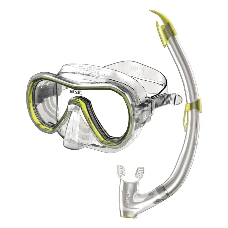 Online Kaufen Snorkeling Set Giglio Fast Clear-Yellow Seac 89-71Y